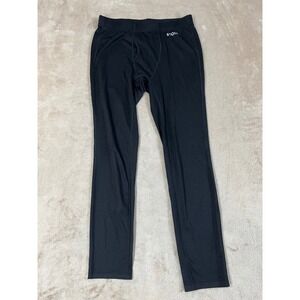 Stoic Midweight Baselayer Bottoms Men's M Black Athletic Leggings Wool Blend EUC